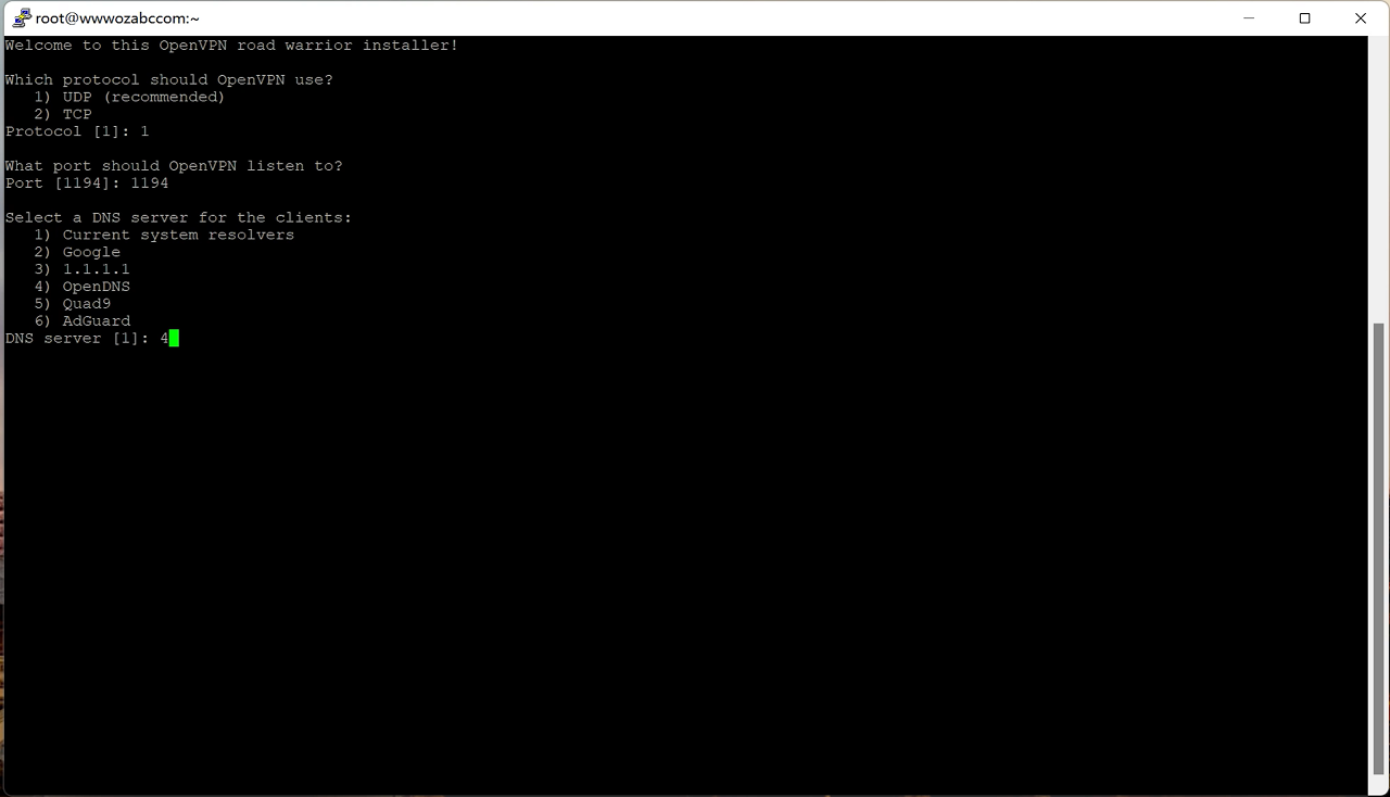 图片[3]-Linux下载安装OpenVPN 服务端 （一键安装命令）-零度博客