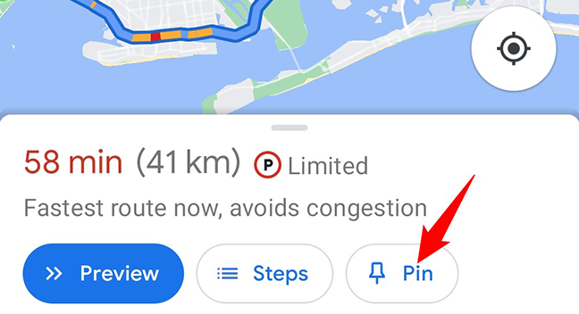 如何在谷歌地图上保存路线