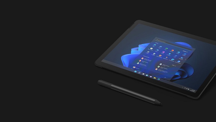 泄露的图像显示了新的 Surface Go 3 哑光黑色选项
