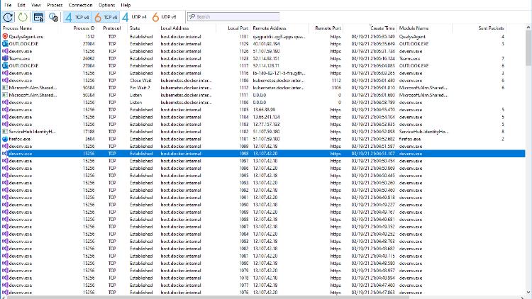 TCPView v4.17 程序，显示系统上所有 TCP 和 UDP 端点的对外连接！-零度博客