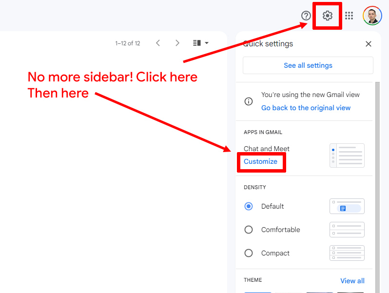 图片[5]-新的 Gmail 向所有人推出，您现在可以隐藏那个大侧边栏-零度博客