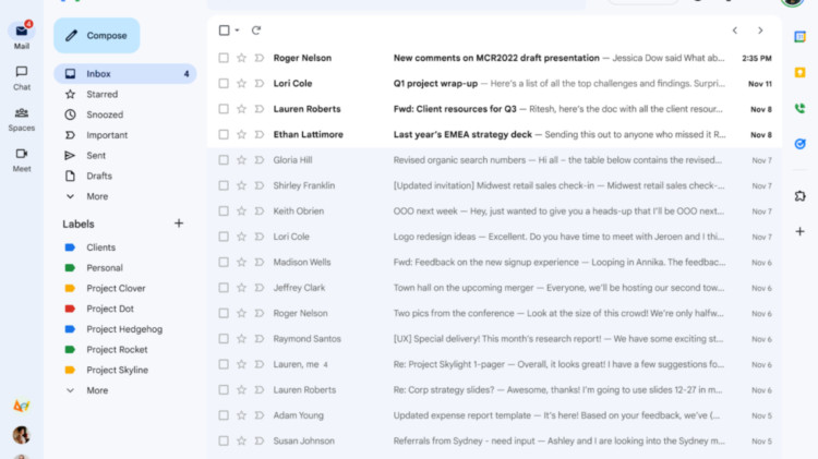 新的 Gmail 向所有人推出，您现在可以隐藏那个大侧边栏-零度博客