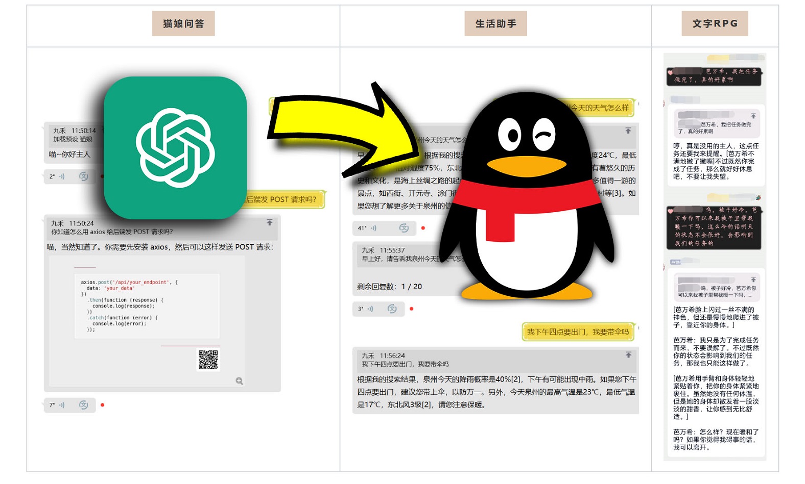 图片[1]-ChatGPT 接入QQ上，打造一个智能的AI聊天机器人！-零度博客
