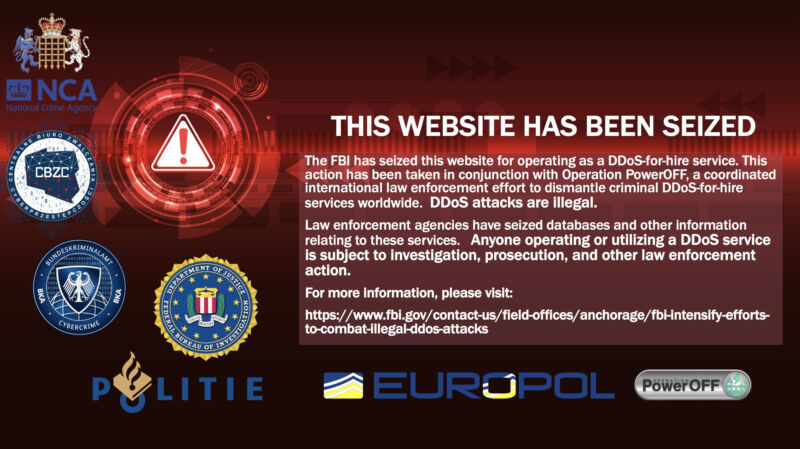 图片[1]-联邦调查局在持续的国际打击行动中查封了另外 13 个 DDoS 出租平台-零度博客