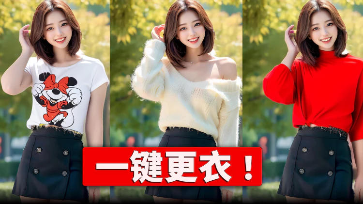 爆火的AI一键换装软件！ 只需2步，效果杠杠的！！完全免费开源，IDM-VTON ：更衣更强、更容易！ | 零度解说-零度博客