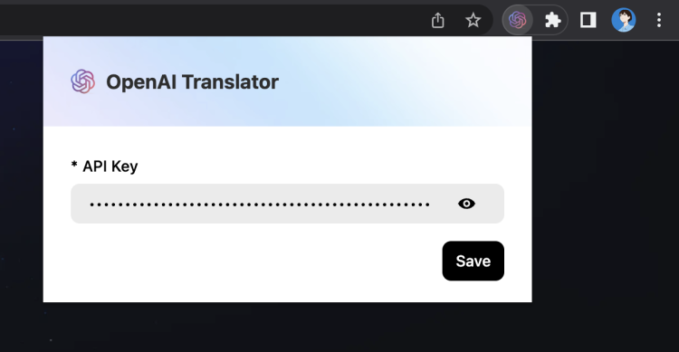 图片[10]-OpenAI Translator	一个基于 ChatGPT API 的划词翻译 Chrome 插件-零度博客