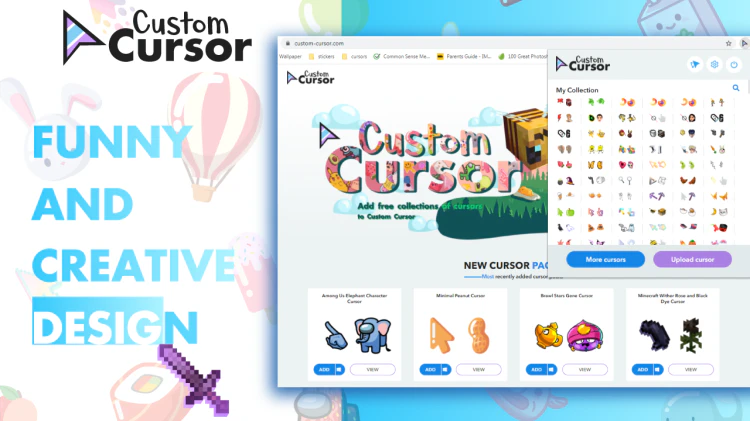 Custom Cursor for Chrome™ – 自定义光标-零度博客