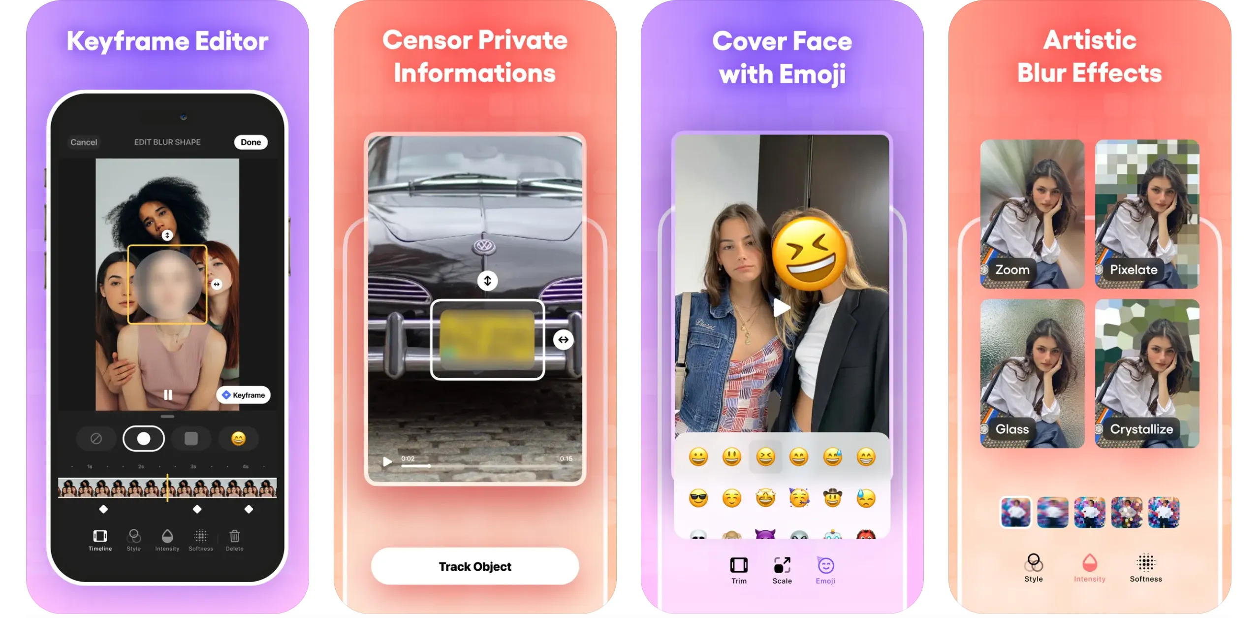 图片[3]-[限免] Blur Video – iOS AI 人脸动态打码神器（原价￥38）-零度博客