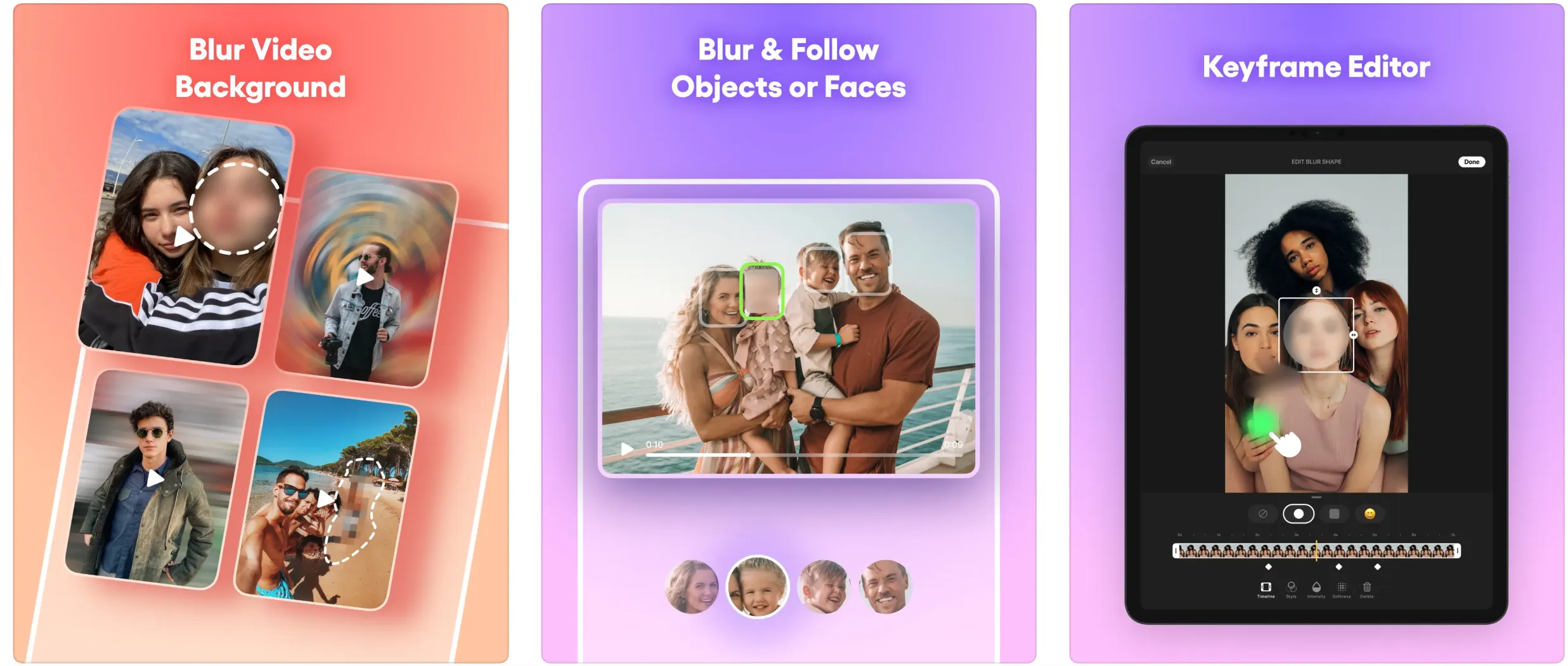 图片[1]-[限免] Blur Video – iOS AI 人脸动态打码神器（原价￥38）-零度博客