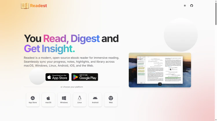 Readest：一款让电子书阅读更纯粹的神器！-零度博客