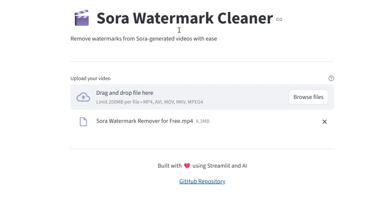 Sora 2 视频去水印!免费在线平台+本地离线部署!完全免费开源-零度博客
